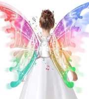 Electric Fairy Wings For Kids Costume Light Up for girls